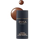 Organic Serum Foundation | Vegan, Buildable Coverage, Weightless Second Skin Feel, Transfer Proof with Skincare Ingredients in Sustainable Packaging. Vivid 25ml