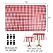 Pudgy Pedro's Red and White Vinyl Table Cloth with Flannel Backing Party Supplies