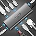 EKSA USB C Hub, 11 in 1 USB Type C Multiport Adapter for MacBook Pro and Other Type C Laptops, 4K USB C to HDMI, VGA, 4 USB Ports, Gigabit Ethernet, SD/TF Card Reader, Audio Port and Power Delivery