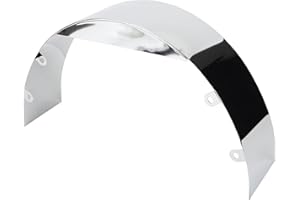 SPEEDWAY MOTORS Universal Chrome Radiator Cooling Fan Shroud, 5-1/2 Wide