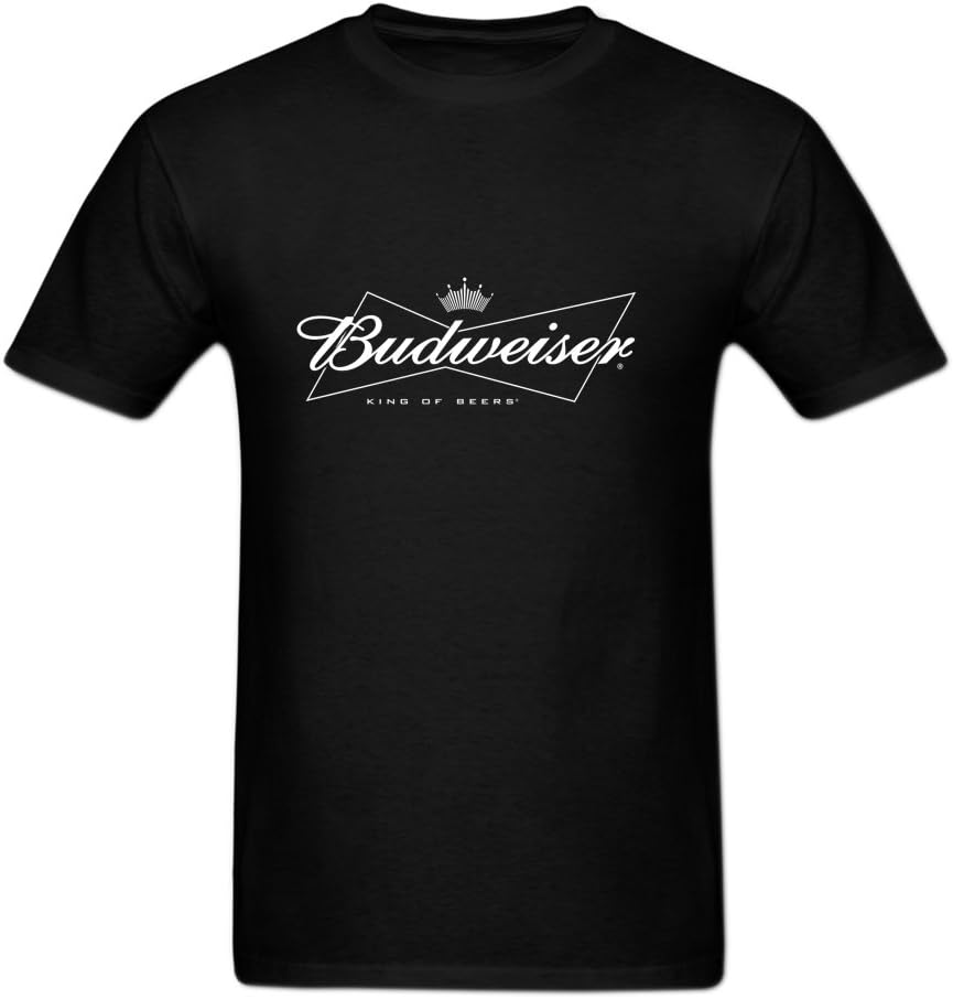 Budweiser Poster Screw Neck T-Shirt for Men