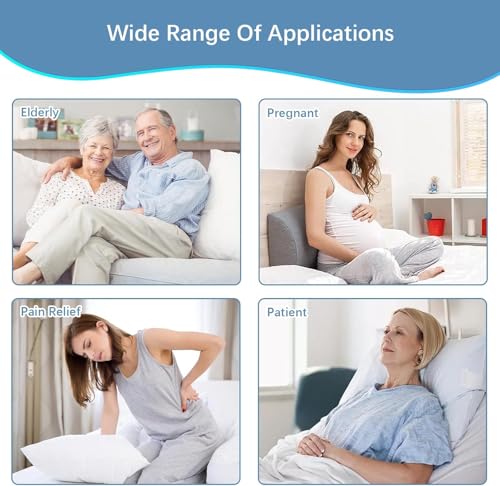 Romon Dark Grey Sleeping Leg Pillow, Butterfly Shape Pillow for Side Sleeper with Cooling Fabric - Orthopedic Pillow to Relieve Knees, Ankles and Hips