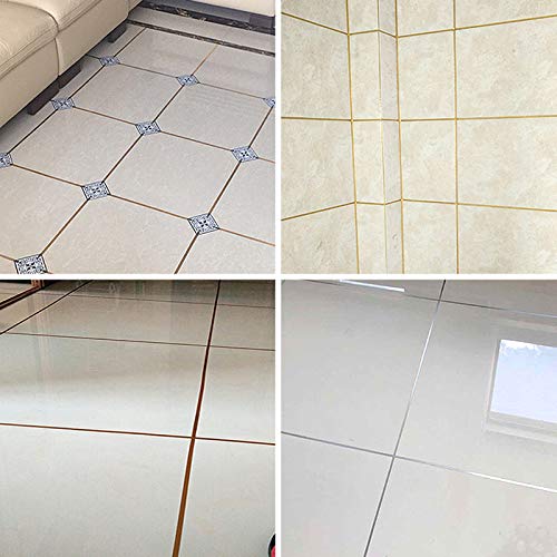 Eanpet 0.4 Inch x 166 Ft Tile Stickers Decorative Floor Wall Sticker Foil Line Peel and Stick Adhesive Waterproof Gap Cover for Kitchen Bathroom Living Room Bedroom (1pc Roll) Gold - Thumbnail 3