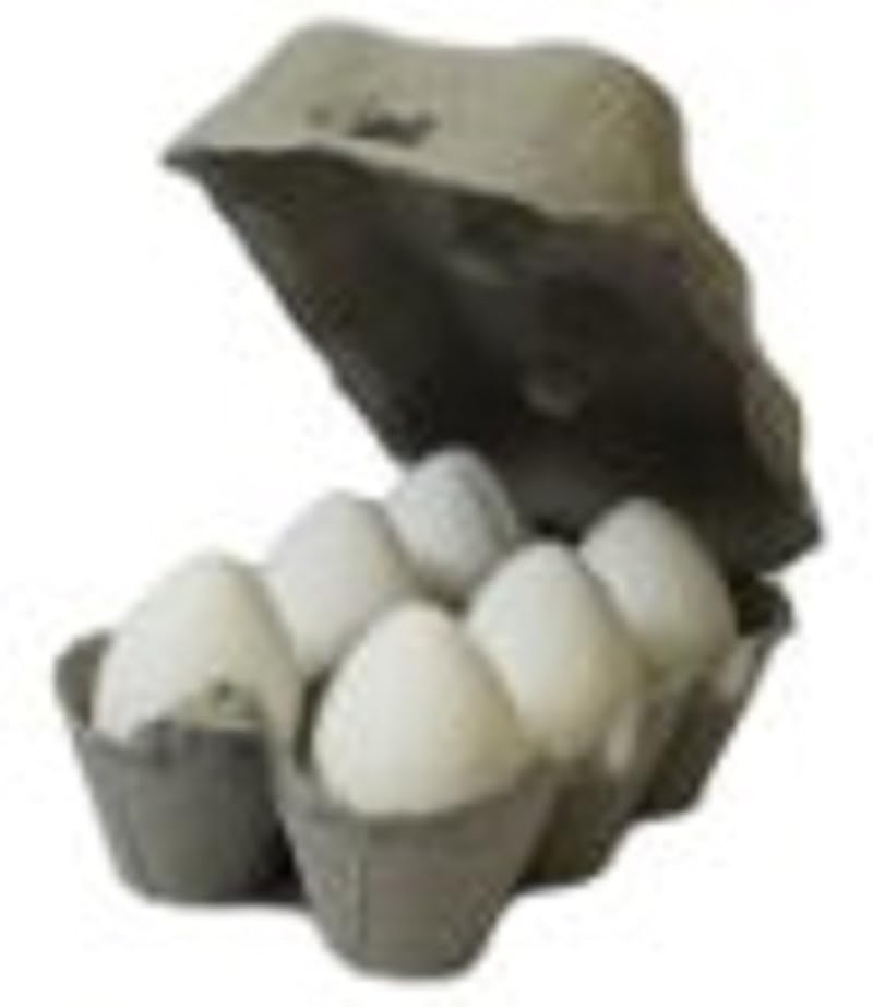Ancient Wisdom 6 Bath Eggs Coconut White 50gm Relaxing Bath Bombs
