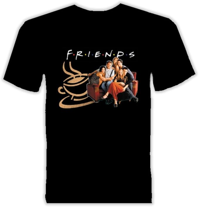 Amazon.com Friends Tv Show T Shirt L Black Clothing