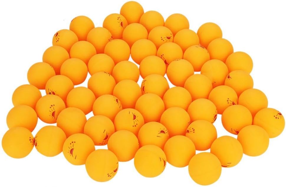 Vbest life Ping Pong Balls with Box, 60 Pcs 3-Star Table Tennis Ball Ping Pong Balls for Competition Training Entertainment(Orange) : Sports & Outdoors