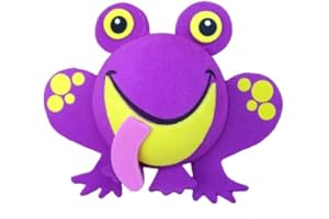 Tenna Tops Cute Frog Car Antenna Topper/Auto Mirror Dangler/Dashboard Accessory (Purple)