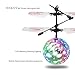 Wekity Flying Ball Toys, RC Toy Helicopter Gifts for Kids Built-in-Shinning LED Disco Light Rechargeable Light Up Ball Drone Infrared Induction RC Drone Helicopter Ball