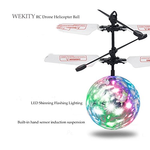 RC Flying Ball,Flying Ball Remote Control Drone Helicopter Built-in LED Flashing Light Aircraft Helicopter Induction Toy Electronic Light-Up Toys Remote Controlled Vehicles for Kids Teenagers (1Piece)