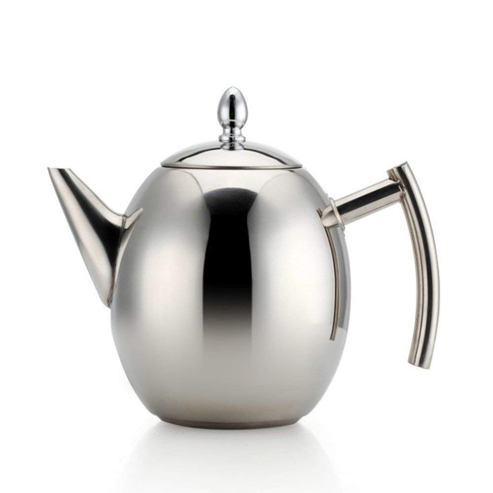 Haosen Stainless Steel Teapot Set with Infuser Filter and Lid, Large