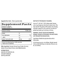 Marca de Amazon: Solimo Vitamina C 250 mg de gomas., B07BBMND7W, 1