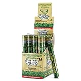Cyclones Pre Rolled Hemp Cone Wrap XtraSlo Cone with Tip and Reuseable Twist Top Tube - 1 Cone Per Tube - Sugar Cane Flavor (24)