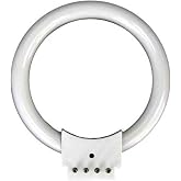 AmScope FRL12B 12W Fluorescent Ring Light Replacement Bulb for FRL12 Model | 110V 220V operation 78mm inner diameter 103mm outer diameter Even field lighting Easy installation Laboratory inspection use