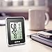 ORIA Digital Hygrometer Thermometer, Indoor Thermometer Humidity Monitor, Temperature Humidity Gauge Meter, with LCD Screen, Min and Max Records, for Home, Office, Room, Black