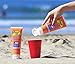 Flask (2) - Hidden Sunscreen Alcohol Flask Includes 2 Flasks For Men and Women Looking To Take Liquor To Sporting Events, On a Cruise, or Glass Restricted Areas