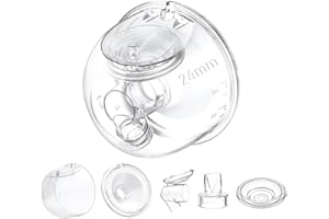 One Full Set Milk Collector Cup 24mm Only Compatible With Momcozy S12 Pro/S9 Pro Breast Pump NOT for S9/S12, S12 Pro/S9 Pro W