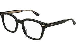 Gucci Vintage Eyeglasses GG0184O 50mm For Men Women - Bundle Ocu-Kit Eyewear Care Packet