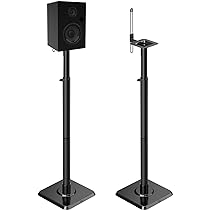 15 home theater speaker system スタンド付き Amazon.com: Mounting Dream Black Alloy Steel Speaker Stands