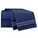Nestl Twin Sheets Set - 3 Piece Twin Bed Sheets, Deep Pocket, Hotel Luxury, Extra Soft, Breathable and Cooling, Navy Blue Sheets for Twin Size Mattresses