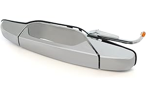 LEMASSON Exterior Chrome Door Handle Rear Left Driver Side Compatible with 2007-2014 Chevy Silverado Suburban Avalanche Tahoe, GMC Sierra Yukon, Cadillac Escalade Replaces 22738725, 15915659, 25960521, 80105