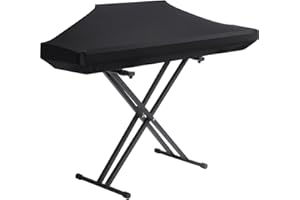 YNester Piano Keyboard Dust Cover - 88 Keys Stretchy Adjustable Electric Piano Music Keyboard Cover with Elastic & Cord Lock