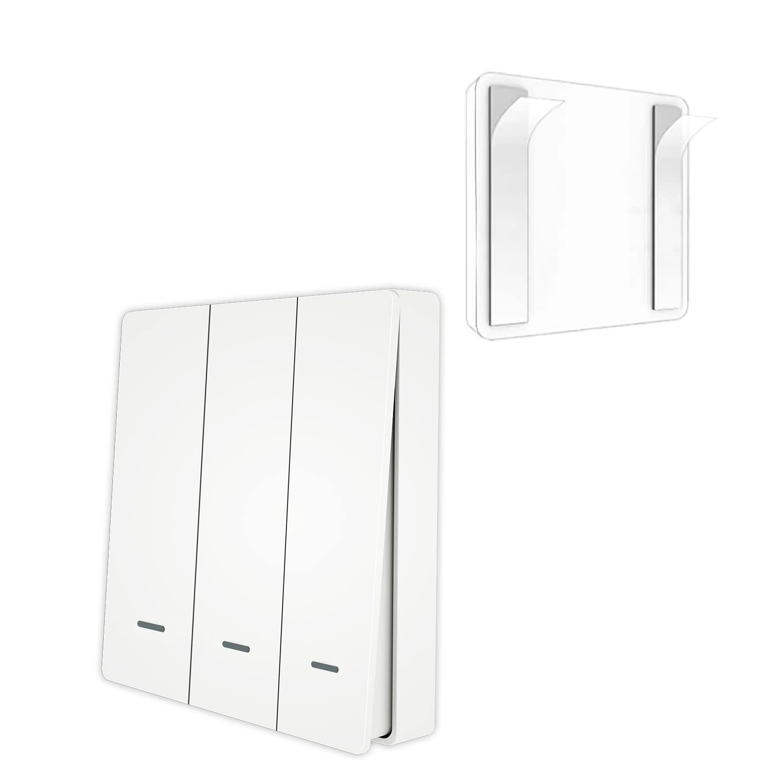 MOES ZigBee Wireless Scene Switch Push Button Controller, Tuya/MOES Zigbee Hub Required, Smart Life & Tuya Remote Control, 3 Gang