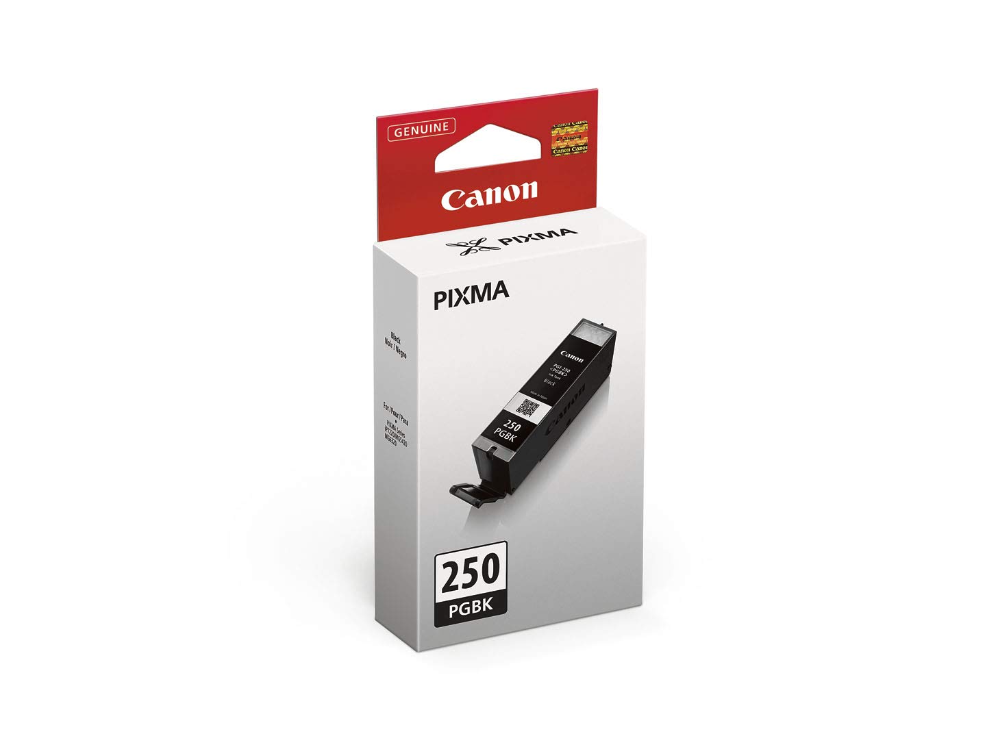 Canon PGI-250 Genuine Pigment Black Ink Tank, Compatible with MG6320, IP7220 & MG5420, MX922, MG5520, MG6420, MG7120, iX6820, iP8720, MG7520, MG6620, and MG5620 Printers