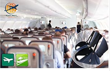 Amazon Ovmax フットレスト 飛行機 セパレート 片足ずつ 足置き 旅行