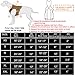 ICEFANG Tactical Dog Harness,X-Large Size, 2X Metal Buckle,Working Dog MOLLE Vest with Handle,No Pulling Front Leash Clip,Hook and Loop Panel