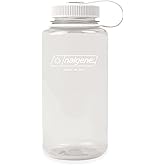 Nalgene Sustain Tritan BPA-Free Water Bottle Made with Material Derived From 50% Plastic Waste (using ISCC certified mass balance), 32 OZ, Wide Mouth