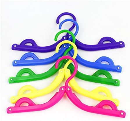 YETC , travel hanger, folding mini hanger, retractable, 5 pack