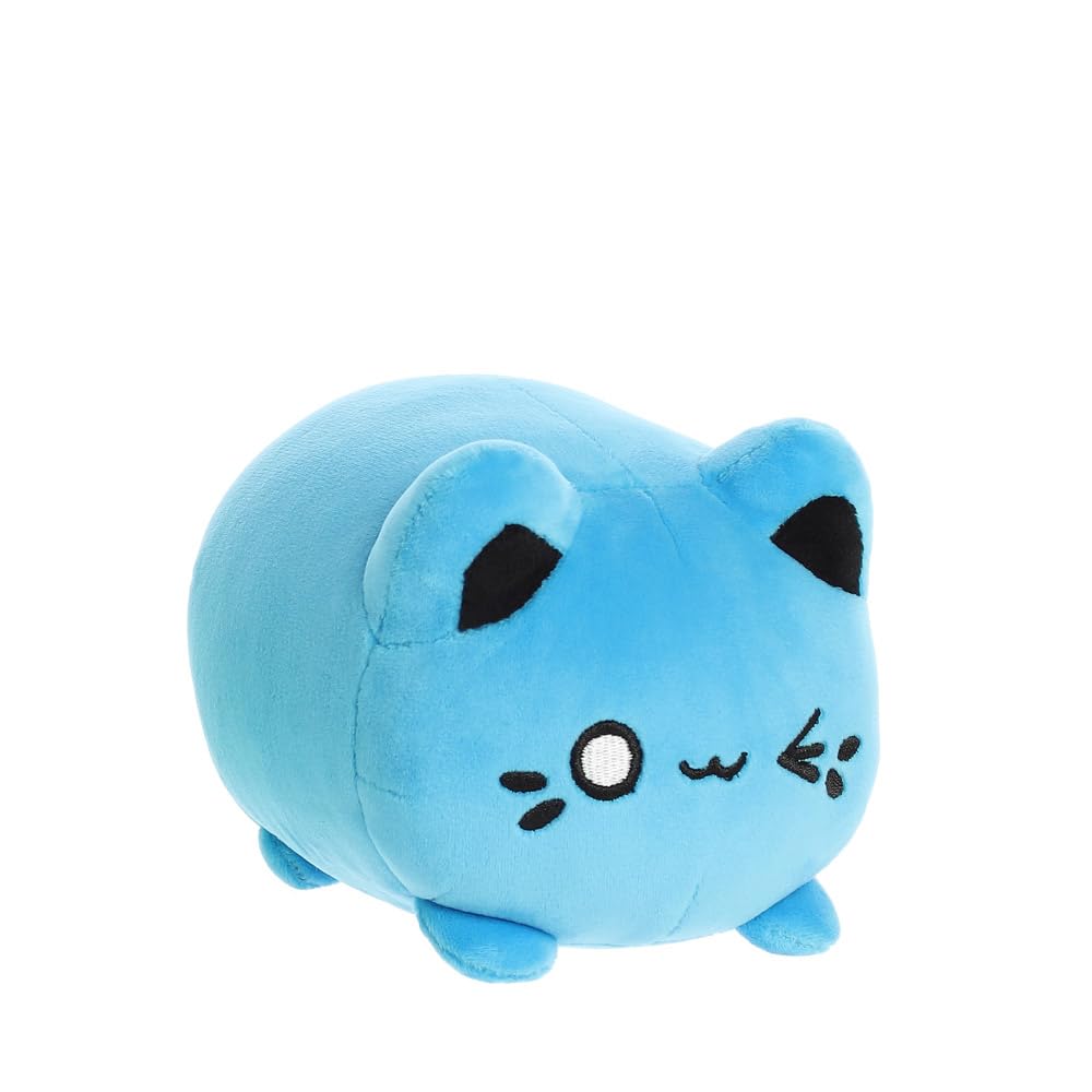 Aurora, 61548, Tasty Peach Electric Blue Meowchi 3.5In, Soft Toy, Blue