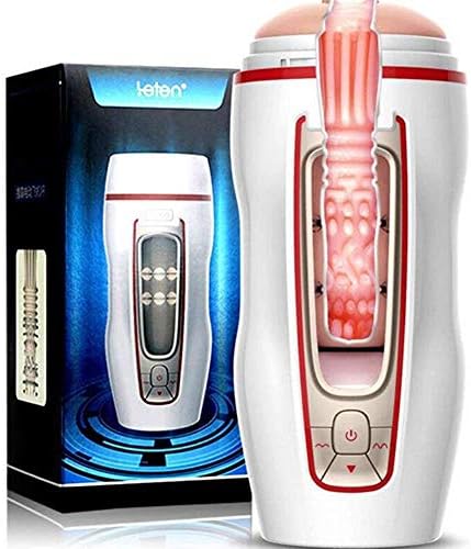 Double 11 Global Carnival-7-Speed 7-Frequency Automatical Electric Male-Sucker USB Rechargeable Strong Sucktion Cup-White