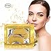 GARYOB 30 Pairs Gold Eye Mask Powder Crystal Gel Collagen Eye Pads For Anti-Aging & Moisturizing Reducing Dark Circles, Puffiness, Wrinkles