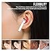AhaStyle 3 Pairs AirPods Ear Hooks Cover Silicone Accessories Compatible with Apple AirPods and EarPods Headphones(Red)