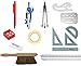 Westcott 16367 15-Piece Architectural Drafting and DrawingTool Set for Math and Geometry, Engineering Students