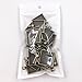 Dcatcher 24 PCS Bezel Pendant Trays Square Cabochon Settings Trays Pendant Blanks, Bronze