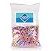 YGDZ 4000pcs Elastic Hair Bands, Clear Hair Elastics Small Mini Girls Rubber Bands Baby Kids Toddlers Hair Ties(2000pcs Clear + 2000pcs Colorful)