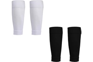 MINZHISoccerShinGuardSleeves,SoccerSockSleeves,SoccerLegSleeveSocks,SoccerCalfSleeves,SoccerSocksSleeves,Suitable for Teenage