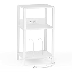 TUTOTAK Record Player Stand with Storage Up to 100