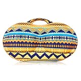 Zuoao Travel Bra Storage Case Organizer, Potable Panty Lingerie Zip Bag for Trip Gym & Home use ( Bohemia)