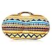 Zuoao Travel Bra Storage Case Organizer, Potable Panty Lingerie Zip Bag for Trip Gym & Home use ( Bohemia)