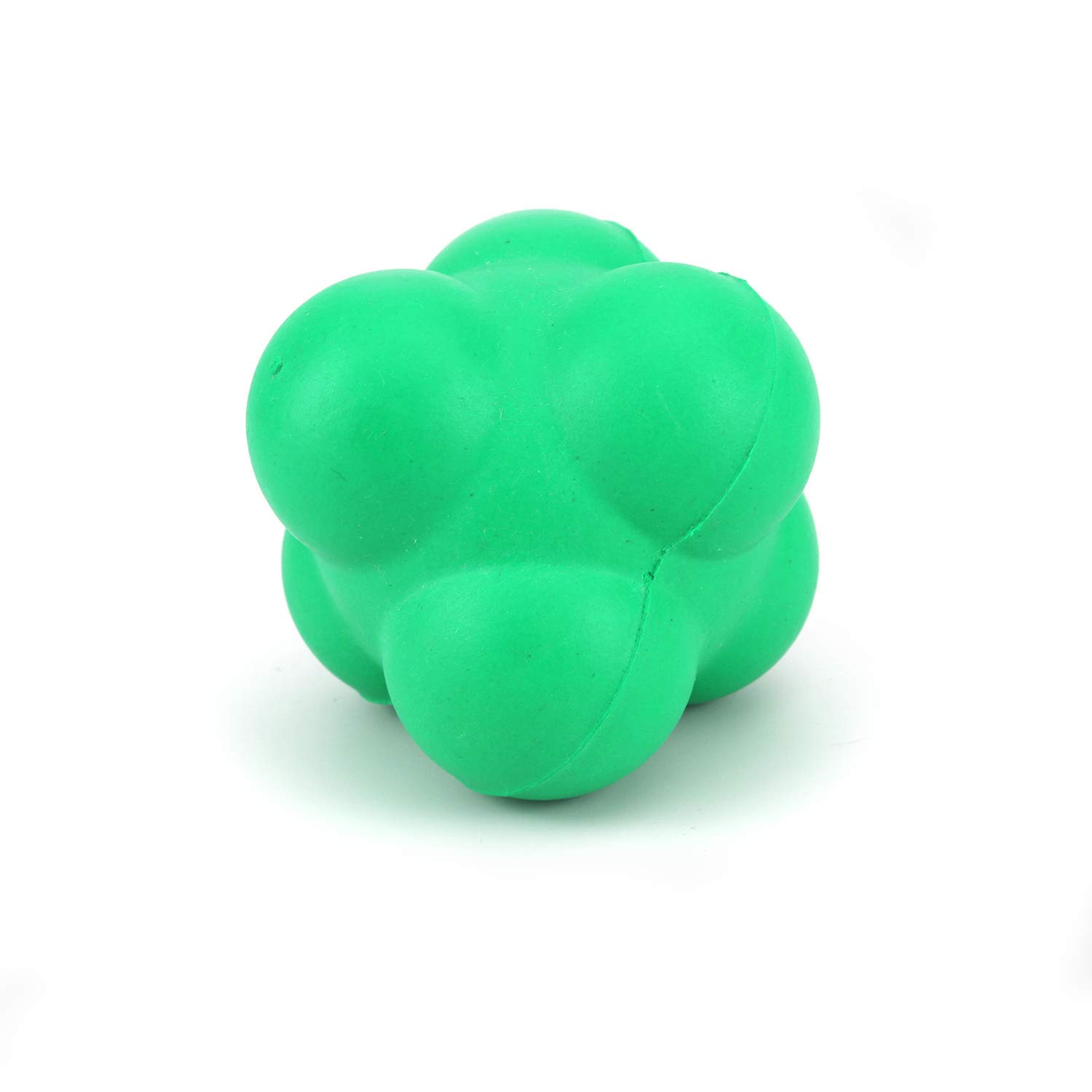 Splay Large Training Reaction Ball with 6 Sides | Used for Hi-Bounce Agility Trainer | Speed Reaction Skills & Hand-Eye Coordination, Improve Speed Awareness For your Routine Practice - (Green Color) — image 1