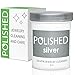 Polished Silver Jewelry Cleaner, Professional Jewelry Cleaning in 1-Minute! Silver Cleaning Solution + Dip Tray | Premium Silver Polish for Tarnish Removal, Made in USA, Best Sterling Silver Cleaner