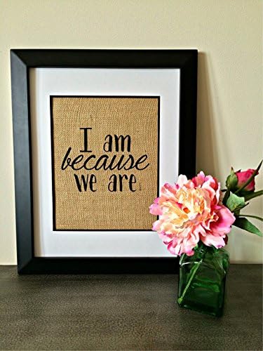 I am because we are burlap print. Ubuntu. 8 1/2 inches x 11 inches.