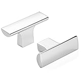 ASKANO Polished Chrome T-bar, Kitchen Cabinet Knob