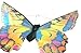 HQ Kites Swallowtail L Butterfly Kite, 51 Inch Single Line Kite with Tail