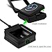 KingAcc Fitbit Blaze Charger, Replacement USB Charging Cable Cord Charger Cradle Dock Adapter for Fitbit Blaze Smart Fitness Watch (3Foot/1meter) (Blaze 2-Pack Black)
