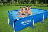 Bestway Steel Pro Metal Frame Swimming Pool Family Above Ground Outdoor Garden view 6