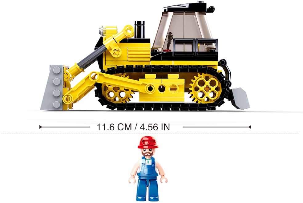 Sluban Town-bulldozer 231 Pieces, Mehrfarbig, 7 cm x 12 cm x 7 cm - Image 5